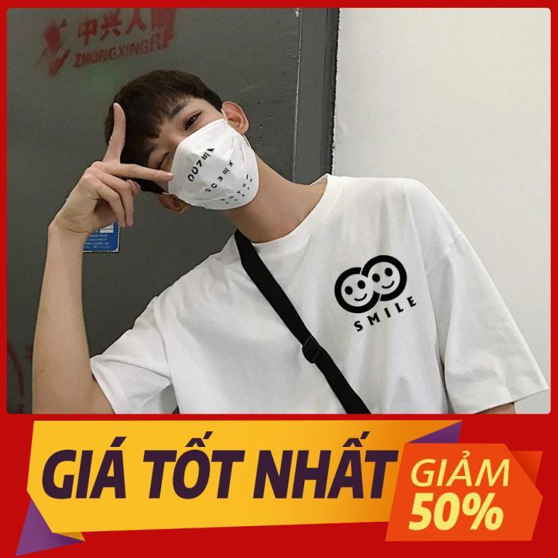- Áo Thun Unisex Tay Lỡ SMILE