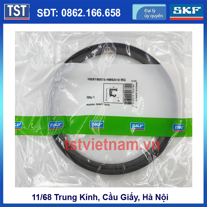 - Phớt chắn dầu SKF 165X190X15 HMSA10 RG