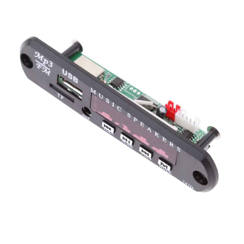 Mô Đun Âm Thanh Không Dây DC12V Mp3 WMA Xe Hơi USB TF Radio
