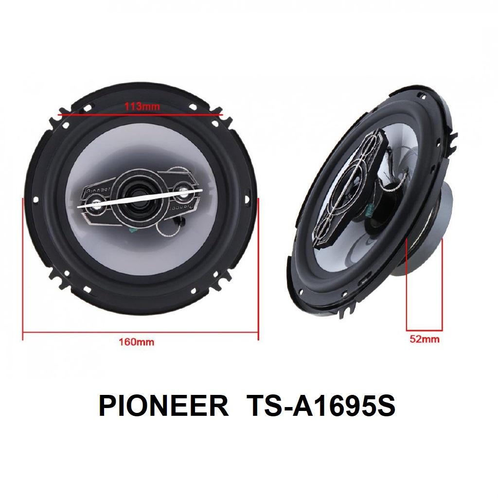Loa Cánh Cửa 6 inch 16cm Pioneer TS-A1695S - Loa Đồng Trục 350W 2 Đường Tiếng Cho Ô Tô Xe Hơi