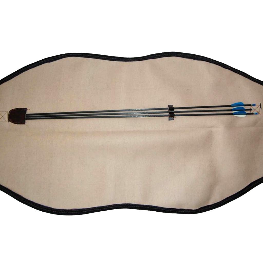 Archery Traditional Bow Bag Cover Bow Case Waterproof Brown