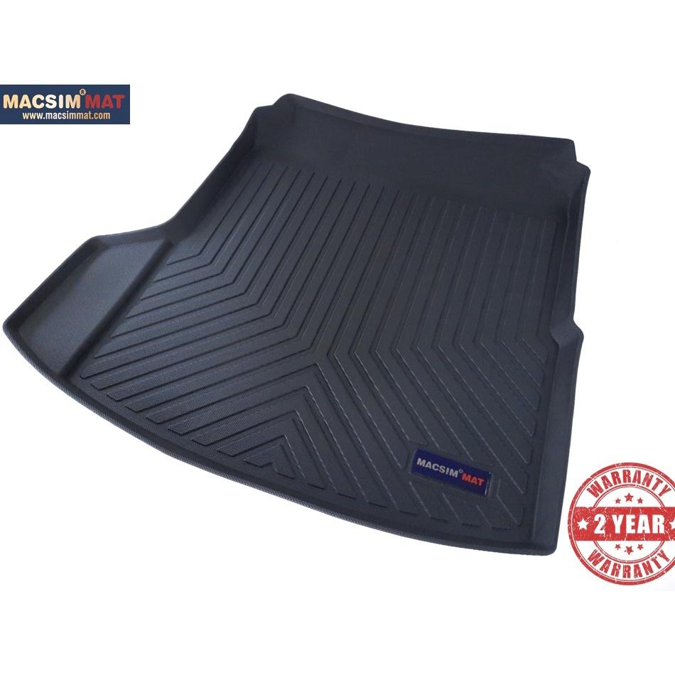 Thảm lót cốp xe ô tô VOLKSWAGEN Passat 2019-đến nay nhãn hiệu Macsim chất liệu TPV cao cấp màu đen
