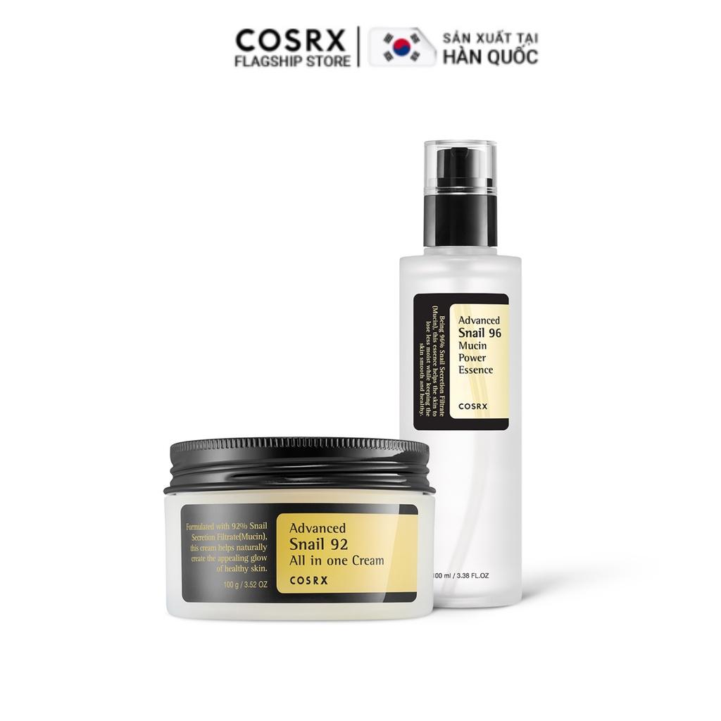 COSRX Combo Tinh Chất Dưỡng Ẩm, Tái Tạo Và Phục Hồi Da + Kem Dưỡng Ẩm Tái Tạo và Phục Hồi Da