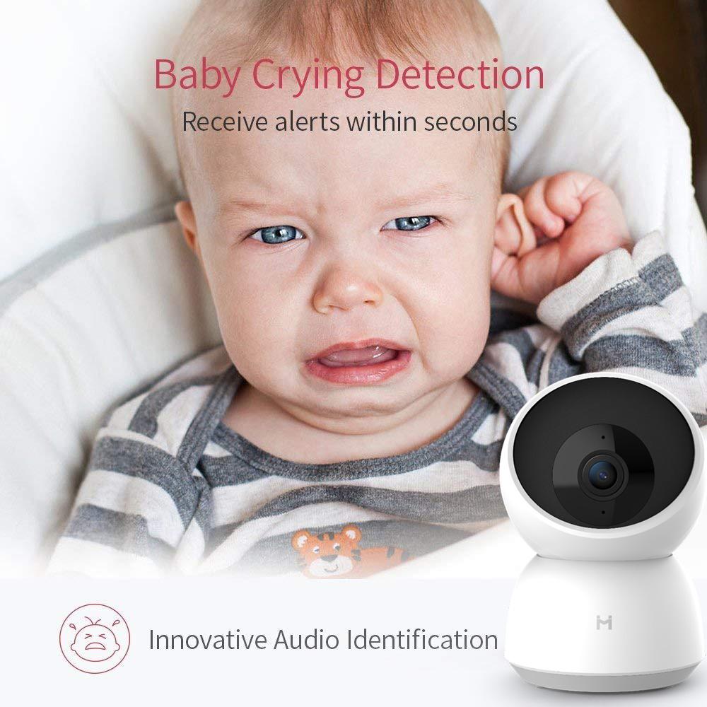 IMILAB IMILAB CAMPE SMART 360 Mi Home Baby Monitor 2K 1296p HD WiFi Video Giám sát webcam Night Vision Security Ip Cam Color: 1296p Camera EU 64G
