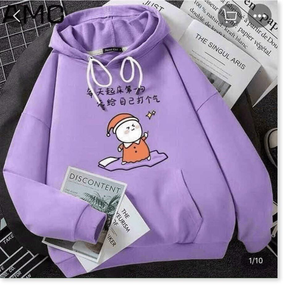 ÁO KHOÁC HOODIES NỮ NHIỀU MÀU XINH XẮN,THIẾT KẾ HỌA TIẾT SINH ĐỘNG 1HIT1 FASHION