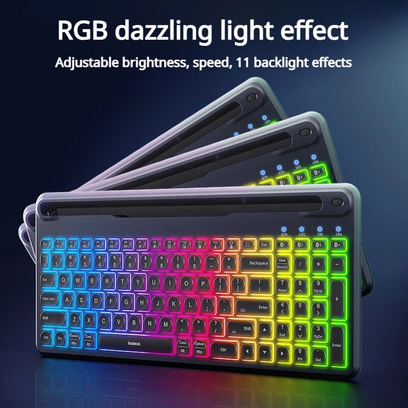 Bàn Phím Không Dây CN-Baseus K03 Ultra-thin Wireless Keyboard (Hàng chính hãng)
