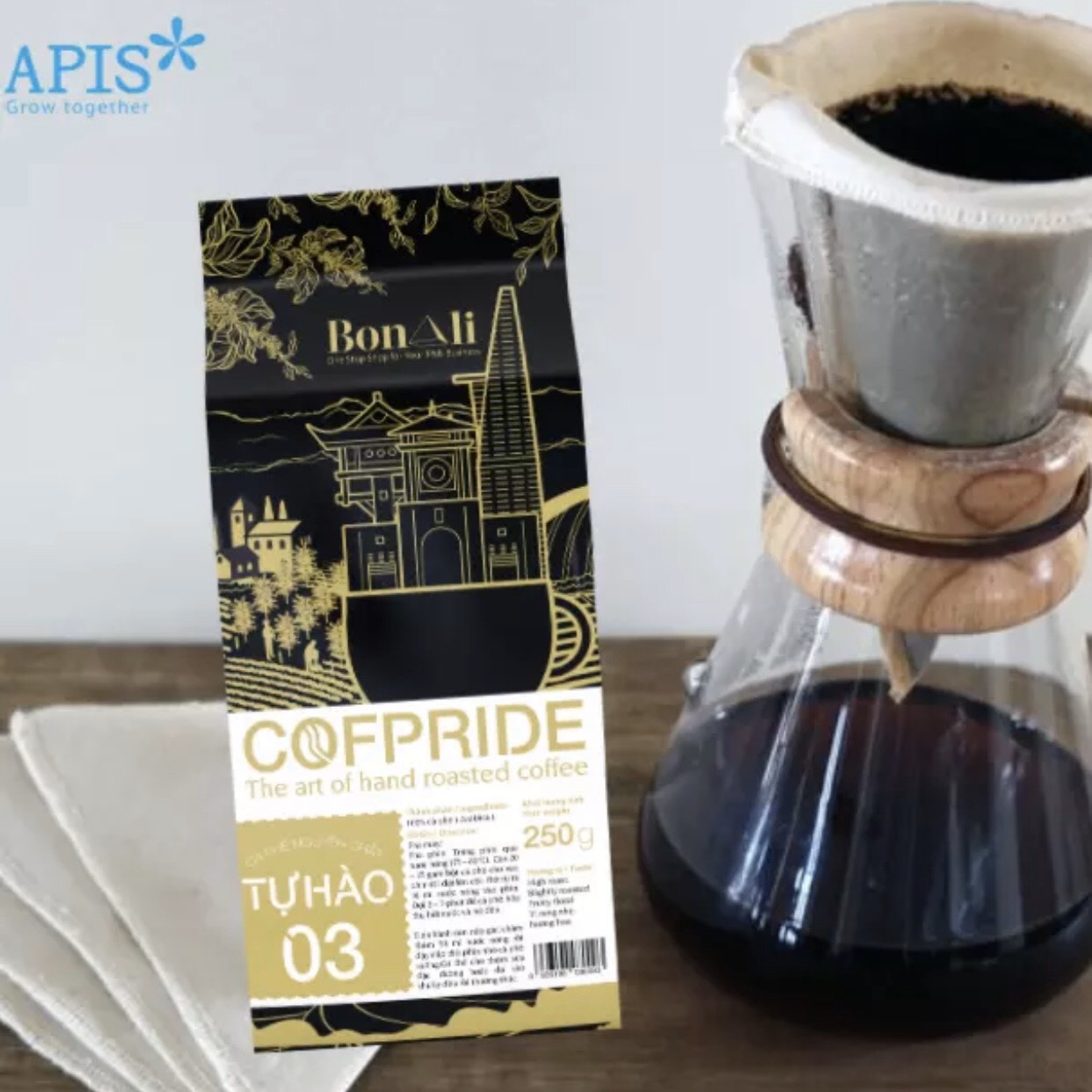 CÀ PHÊ COFPRIDE TỰ HÀO 3 ( 100% ARABICA ) - CÀ PHÊ XAY 250G