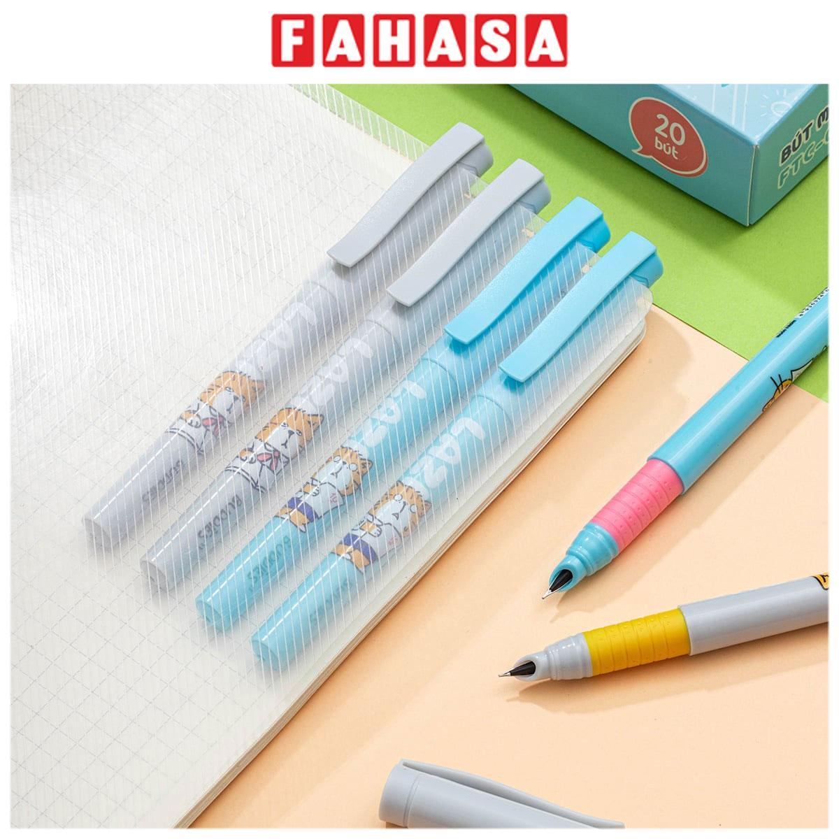 Bút Máy Ngòi Trơn Buddies - Thiên Long FTC-017 - Màu Xám