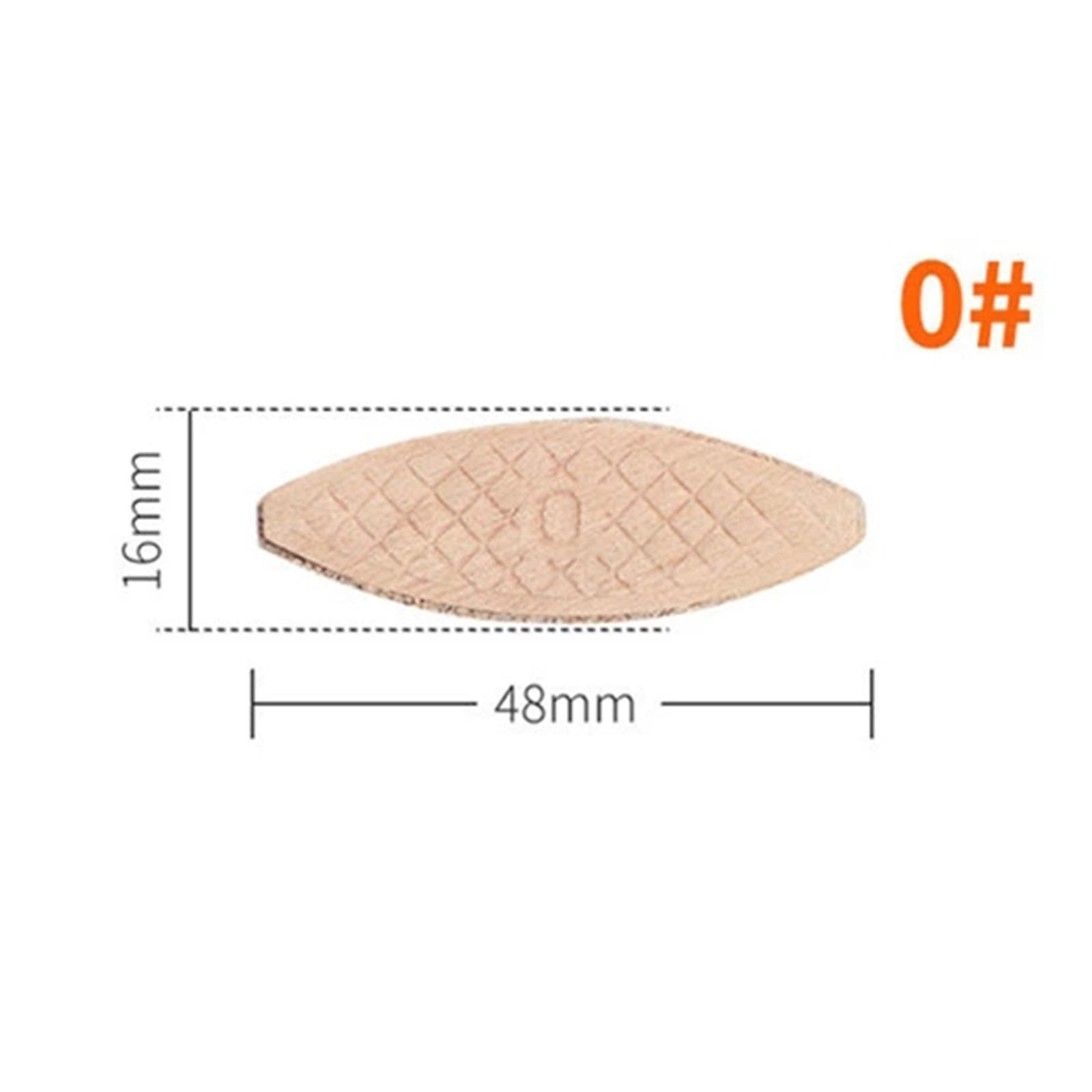 100Pcs Wood Joining Biscuits Handcraft Beech Wood Chips Woodworking Projects