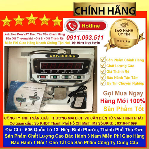 Cân Treo Điện Tử 3 Tấn