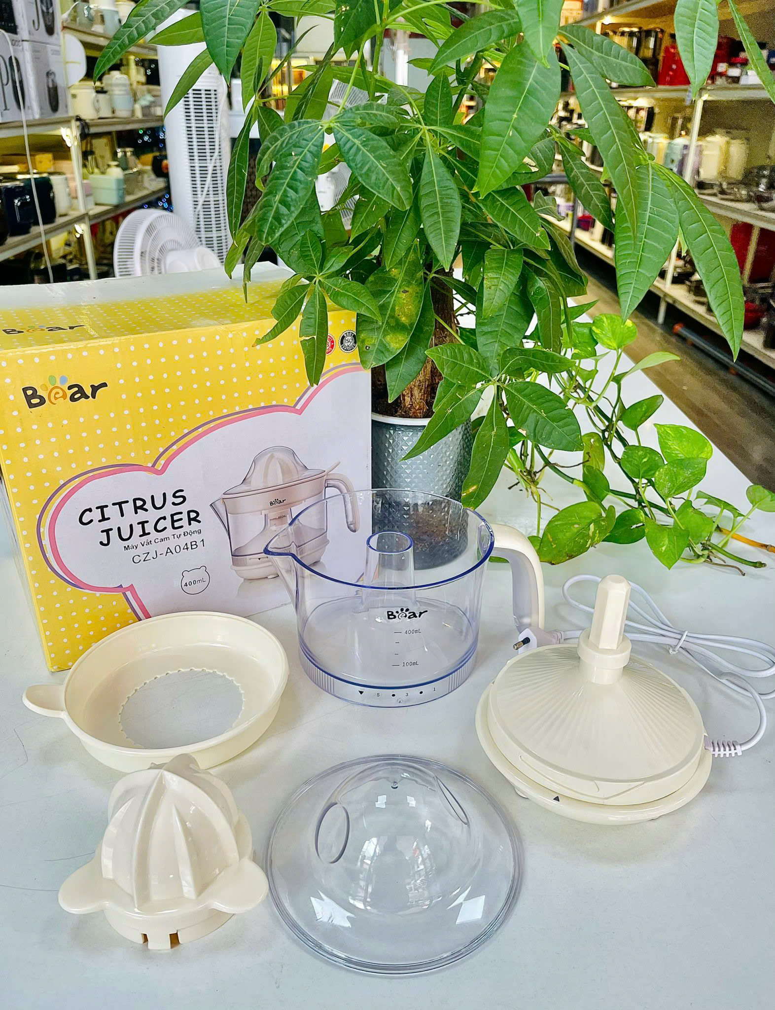 [Hàng chính hãng] Máy Vắt Cam Tự Động Bear CZJ-A04B1 - dung tích lên đến 400ml