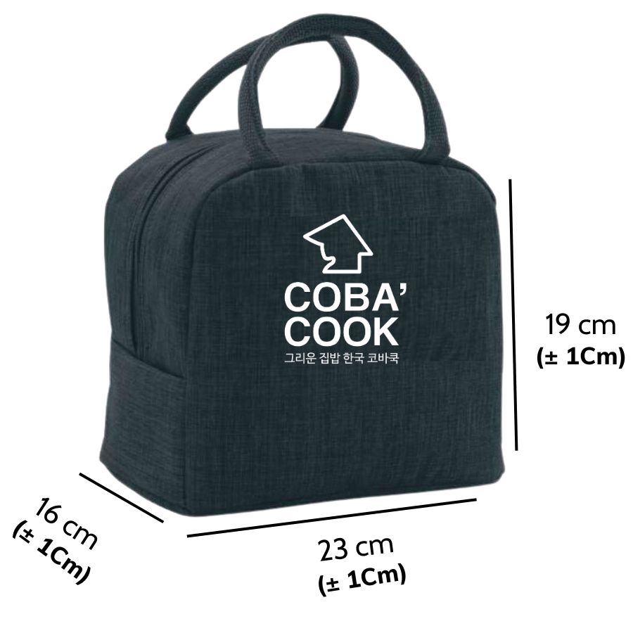 Hộp Đựng Cơm Giữ Nhiệt Hộp Đựng Cơm Thủy Tinh COBA'COOK Kèm Túi Giữ Nhiệt - CCL6NR42BB