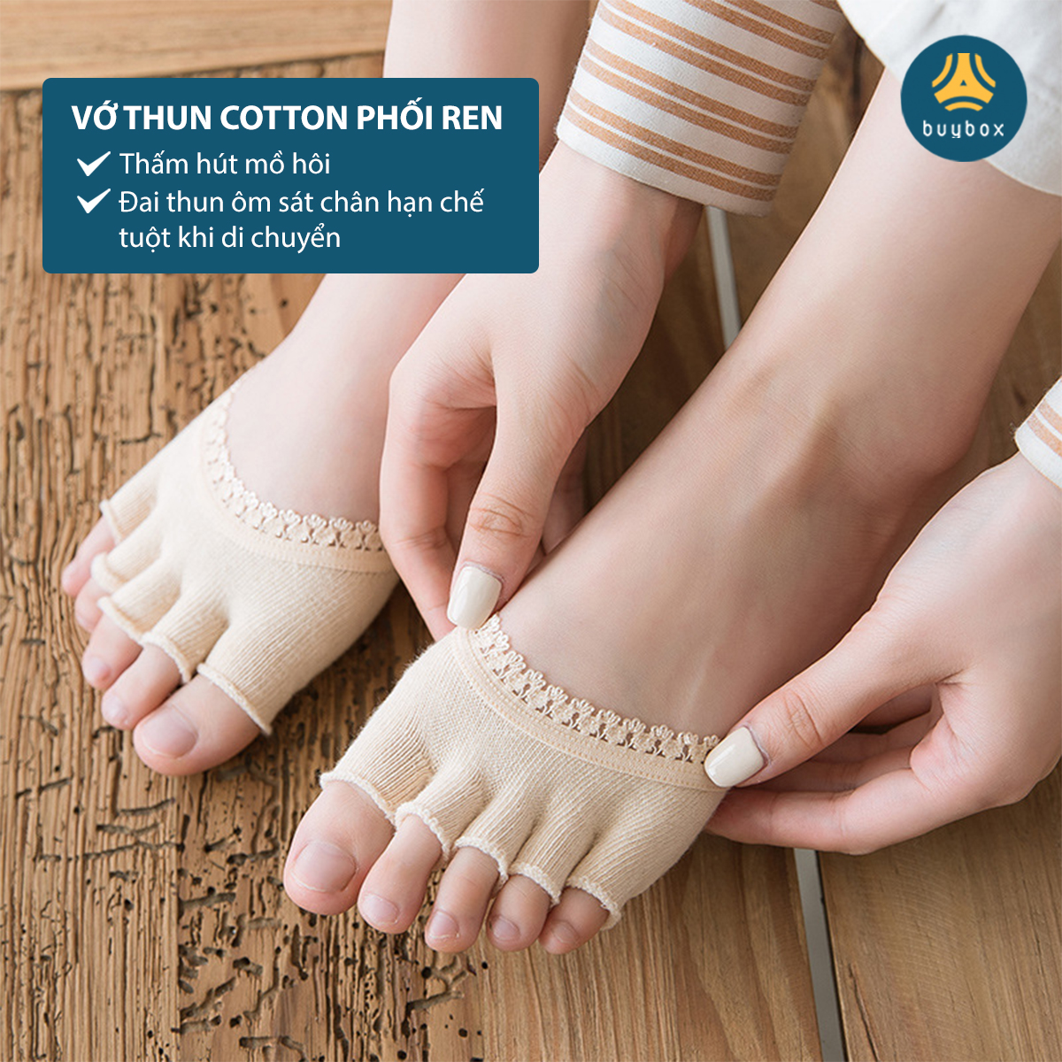 Combo vớ cao gót, vớ lười, đệm êm bàn chân cho người thường xuyên mang giày cao gót - Buybox - BBPK284_BBPK287_BBPK339