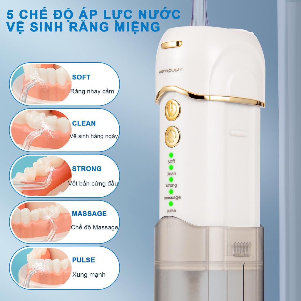 Máy tăm nước Du lịch Cao cấp WaterPush CY-1904 - Siêu nhỏ gọn - 1 đổi 1 Online trong 12 tháng