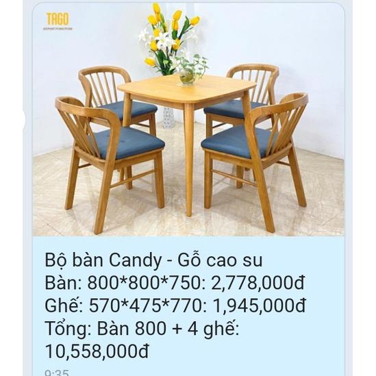 Bộ bàn ăn Candy - C4GL