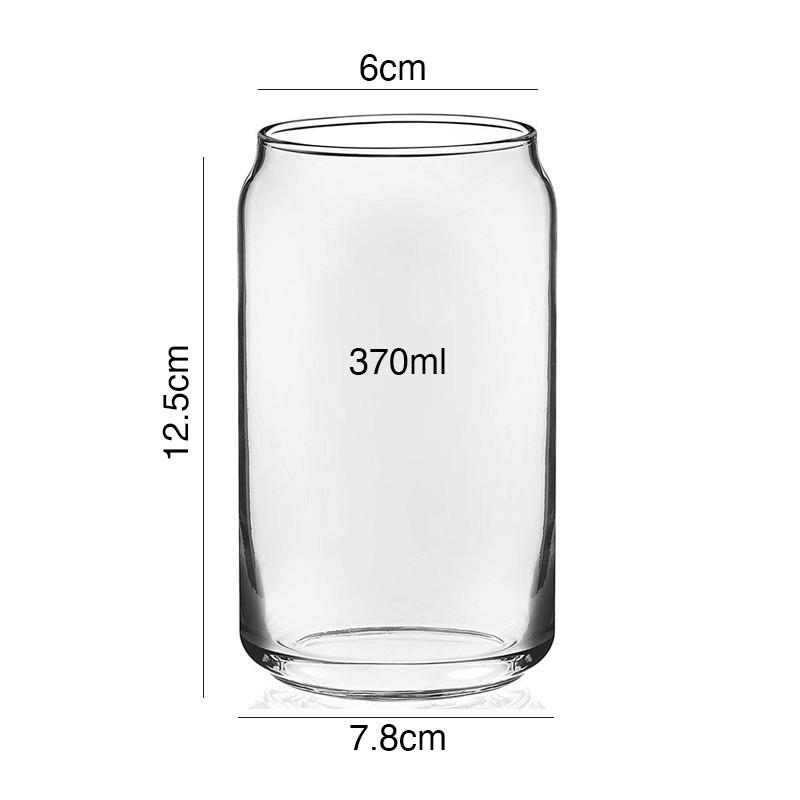 Ly thủy tinh Cao cấp Glass Can 370ml chuyên cho quán cafe