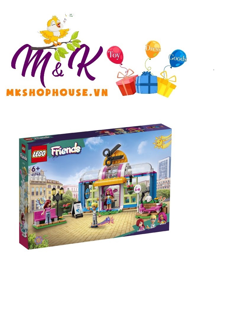 LEGO Friends 41743 Tiệm Làm Tóc Thành Phố HeartLake (401 Chi Tiết)