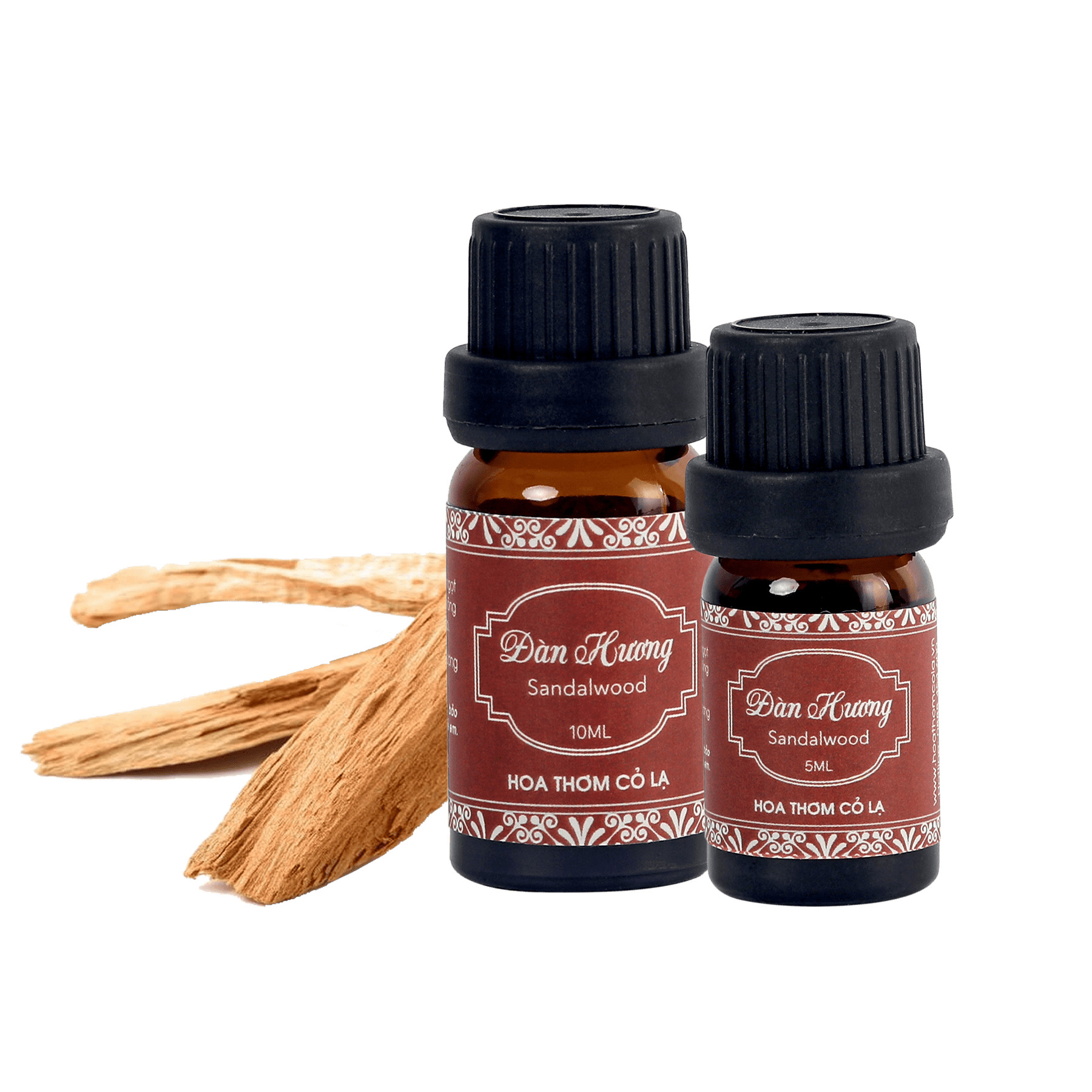 Tinh Dầu Gỗ Đàn Hương - Sandalwood Essential Oil 5ml - Hoa Thơm Cỏ Lạ