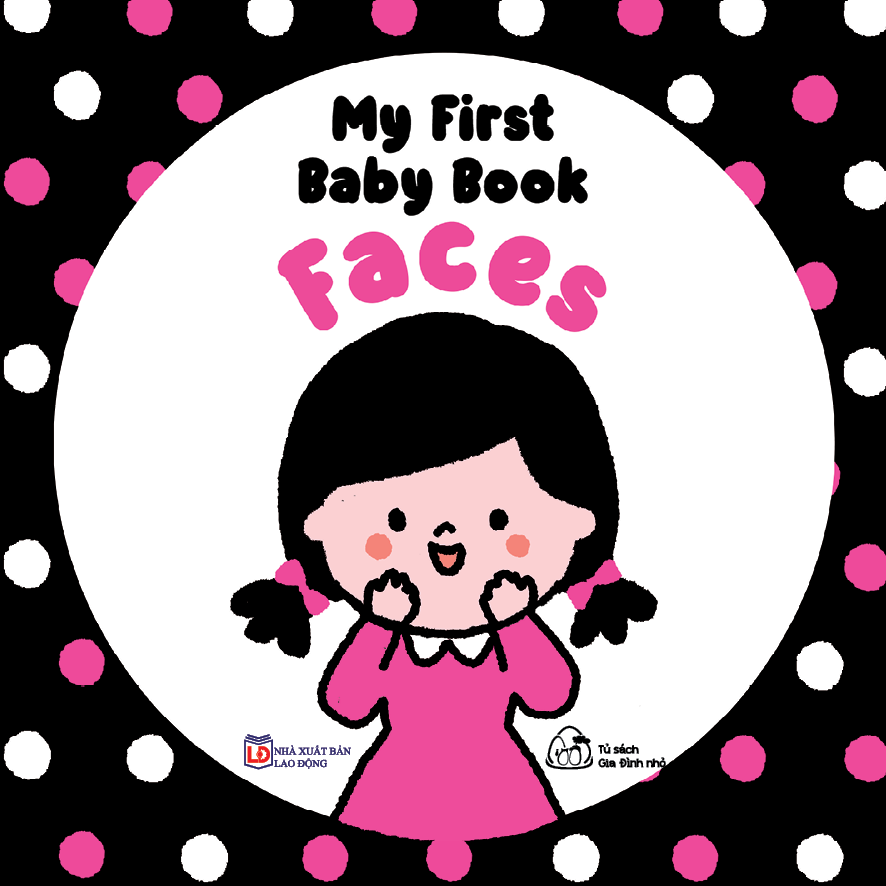 Sách Vải My First Baby Book ( 4 cuốn) - Tặng Decal kích thích thị giác 1 set