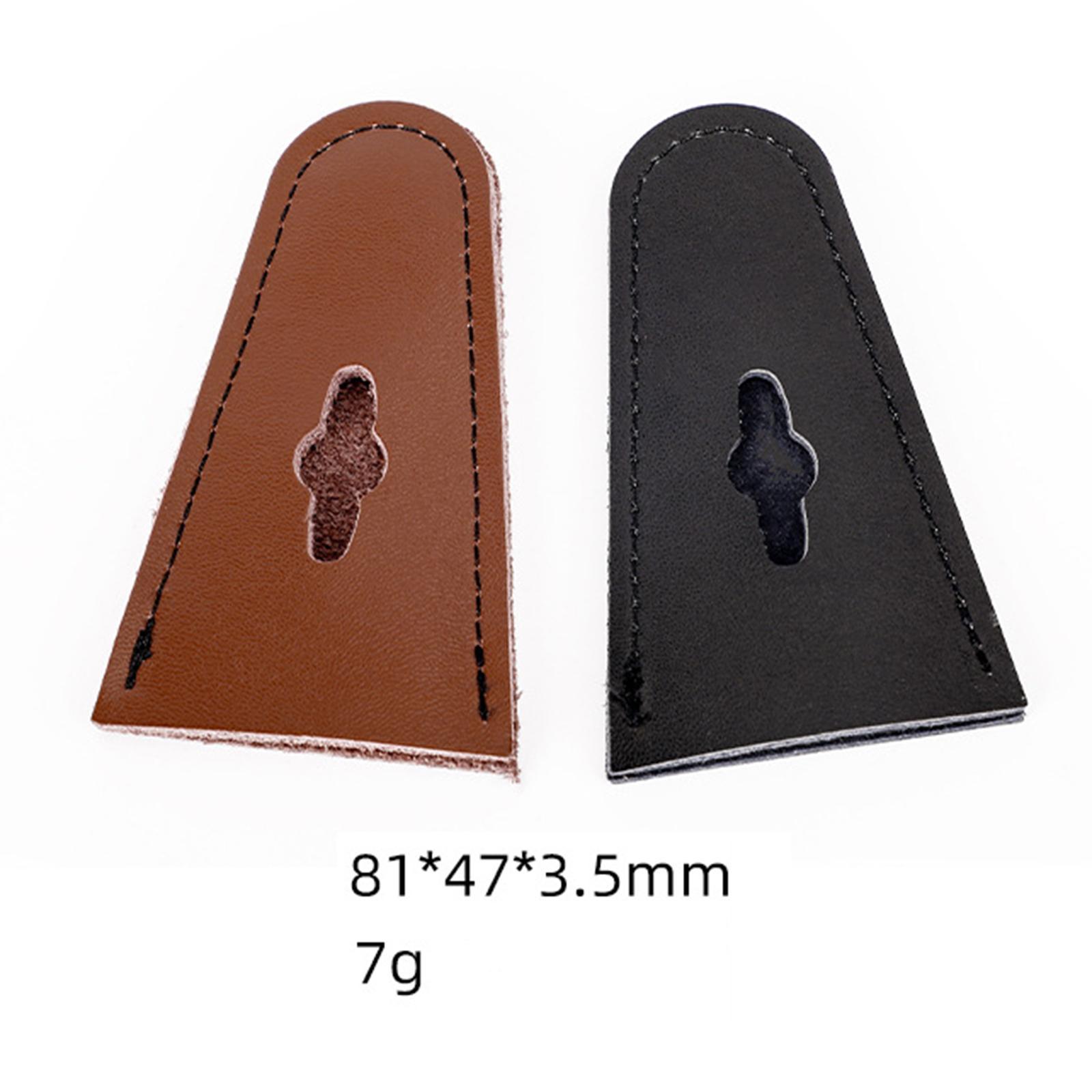 PU Leather  Bow Tip Protector Recurve Bows Stabilizer for  Black