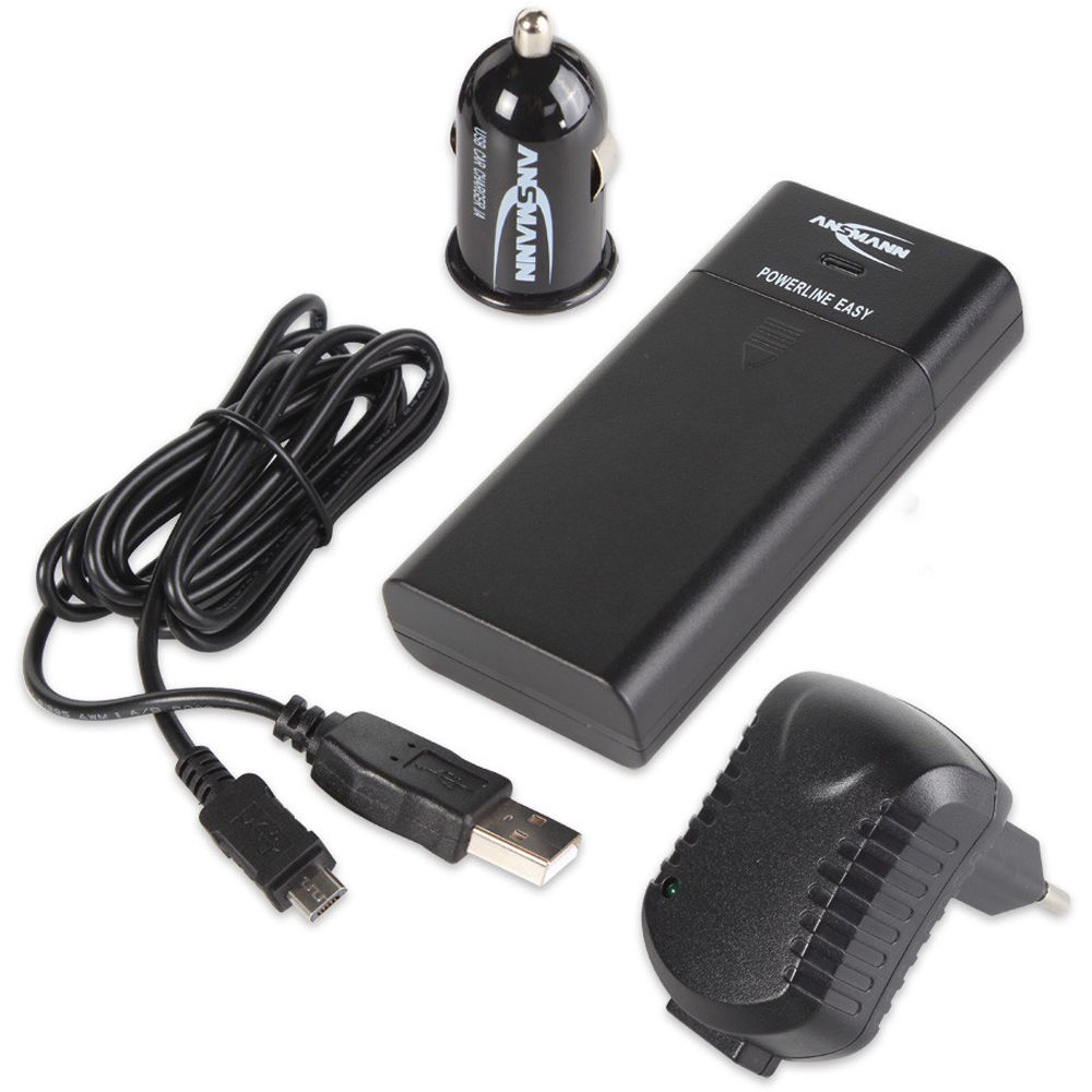 Bộ sạc đa năng Powerline  Battery Charger dùng cho Canon, Sony, Panasonic, Pentax, Sony - Hàng chính hãng