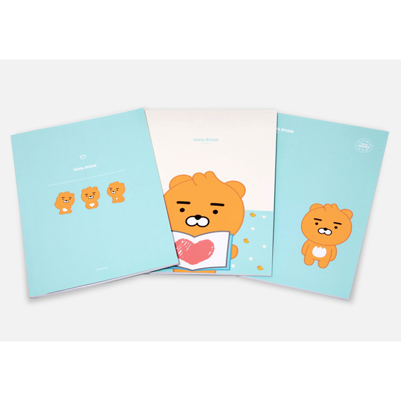 Set 3 Cuốn Sổ Tay A5 Ryan Kakao Friends Chính Hãng