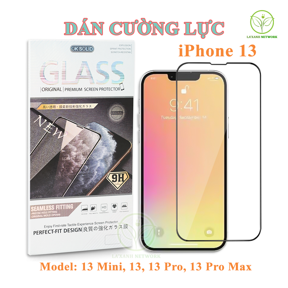 Cường lực bảo vệ màn hình dành cho iPhone 11 12 13 Pro Max XS Max loại Premium siêu cao cấp
