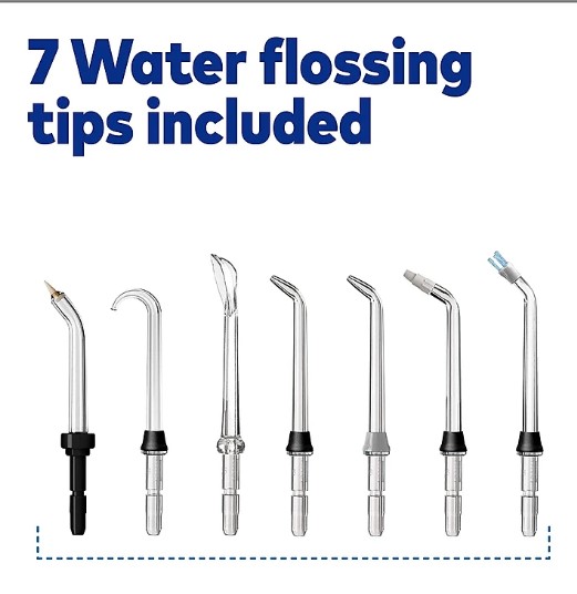 Máy tăm nước không dây Waterpik công nghệ ION, giúp ngừa sâu răng hiệu quả, nhập Mỹ, BH 12 tháng