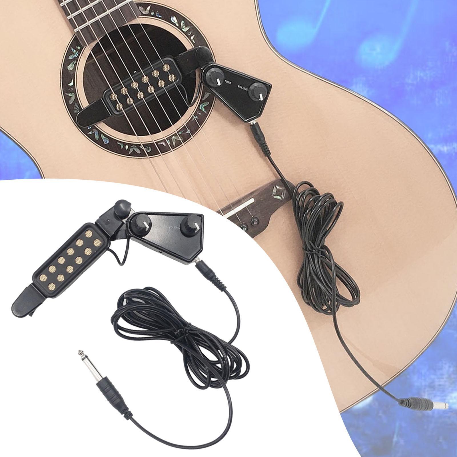 Acoustic Guitar Pickup Bridge Pickup and Volume Parts Accessory Guitar Bridge Pickup