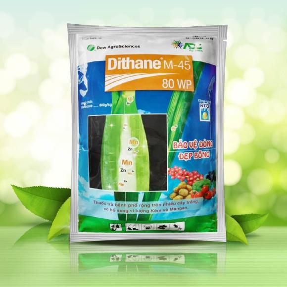 Thuốc trừ bệnh Dithane M45 - Phòng trừ nấm bệnh, thán hư, vàng lá - Bịch 250g