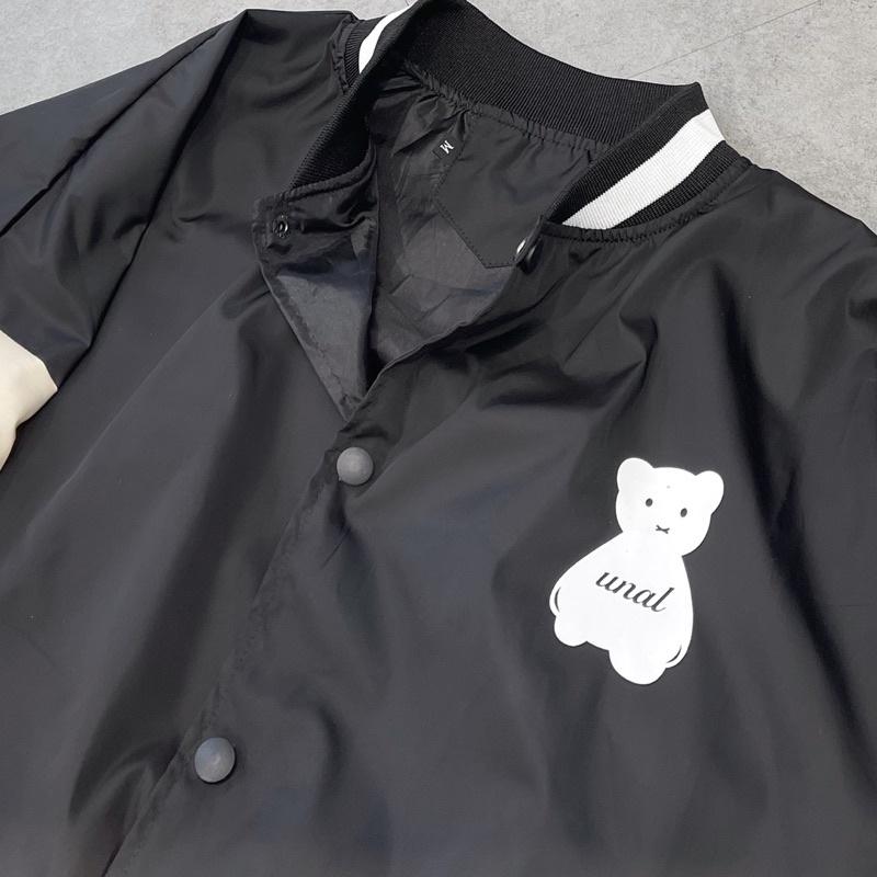 Áo Bomber gấu dù màu đen_unisex_ảnh thật SSSTore