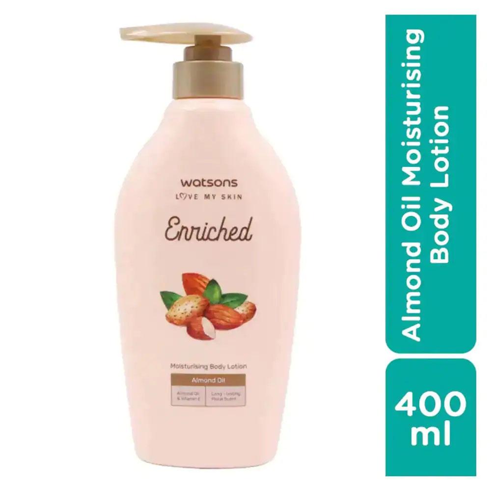 Sữa Dưỡng Thể Watsons Enriched Almond Oil Moisturising Body Lotion 400ml