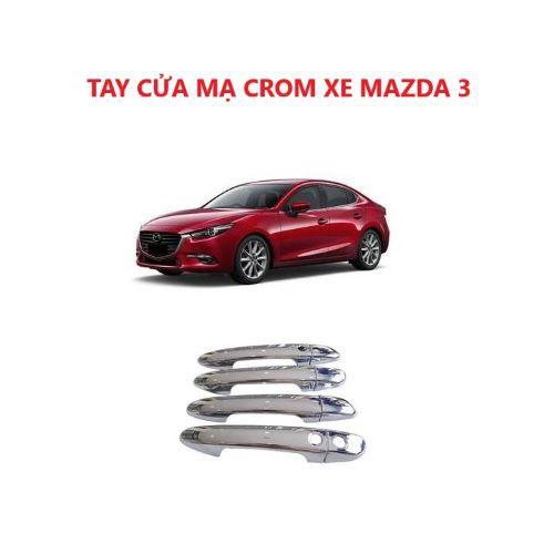 ỐP TAY CỬA, HÕM CỬA MẠ CROM DÀNH CHO XE MAZDA 3-2019