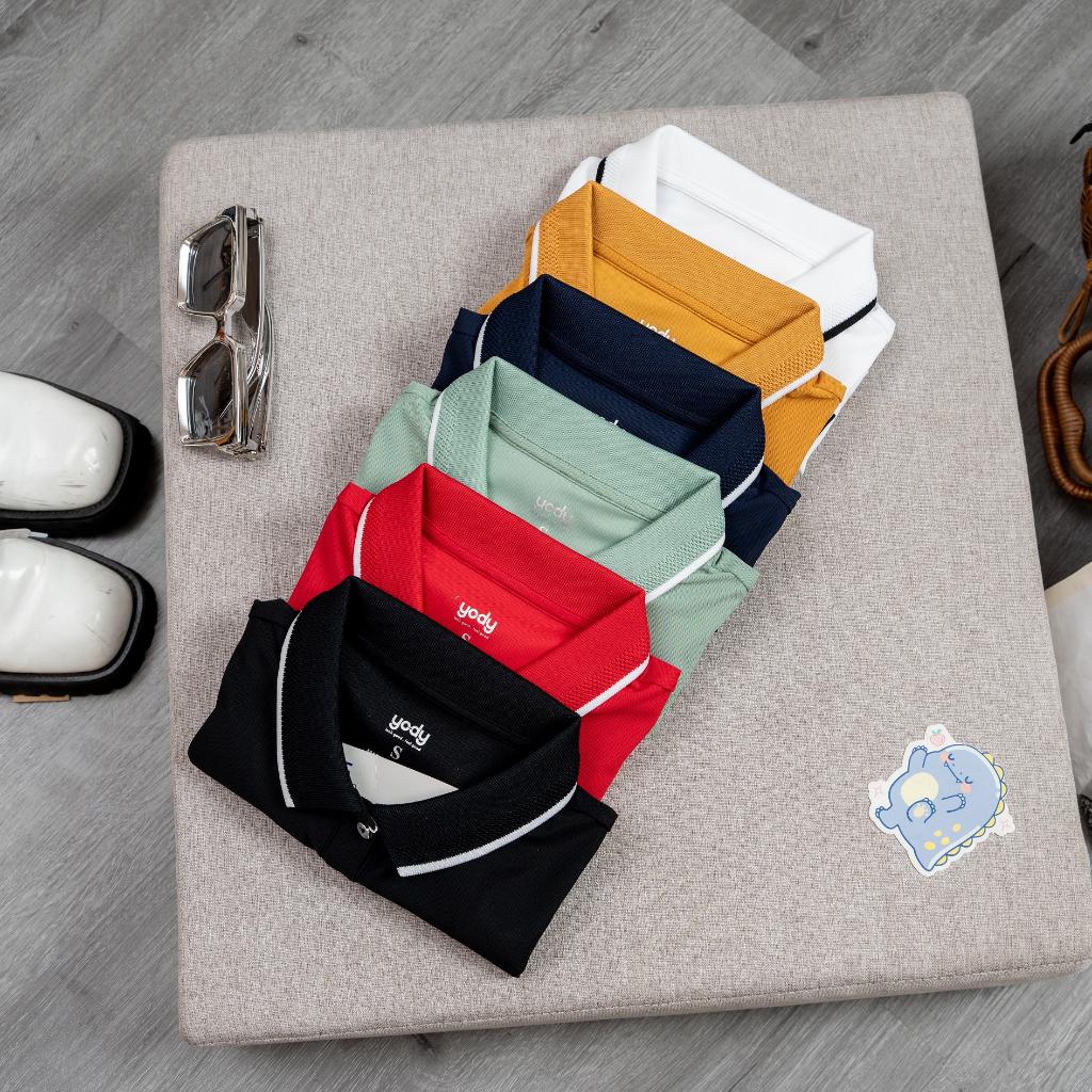Áo polo nữ YODY có cổ vải airy cool giữ form thoáng mát, thấm hút mồ hôi, co giãn tốt - APN5046