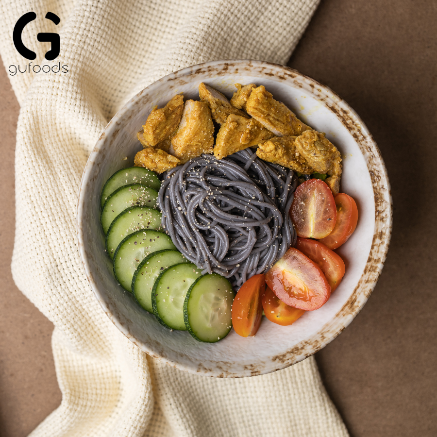 Bún gạo lứt ăn kiêng GUfoods - Dai ngon, Kết hợp đa dạng món, Eat clean, Thực dưỡng, Thuần chay