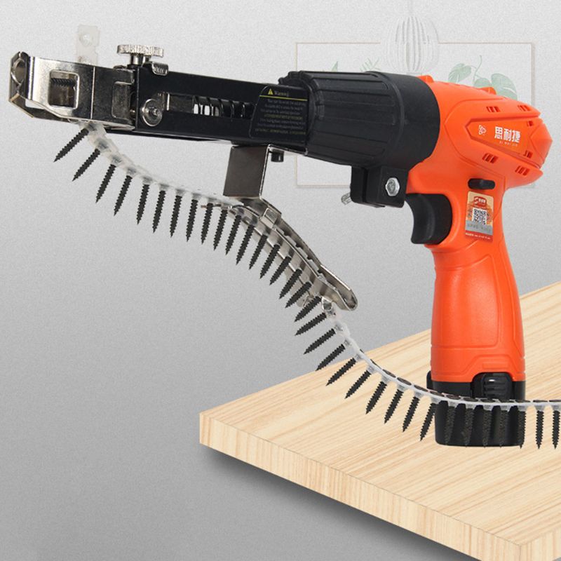 Bộ Đầu Súng Kit Bắn Vít Liên hoàn siêu nhanh lên Gỗ, Ván, Pallet, Thạch Cao – Phụ kiện Lắp Máy Khoan tiết kiệm 30 lần sức lực, tiết kiệm 20% chi phí, gọn gàng siêu tiện dụng