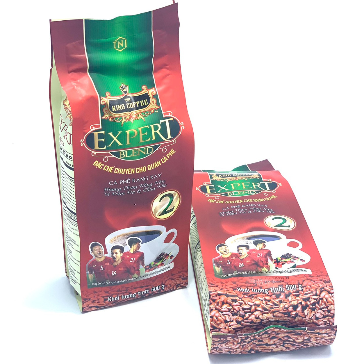 Combo 2 Gói Cà phê Rang Xay EXPERT BLEND 2 King Coffee( Bịch 500gam)