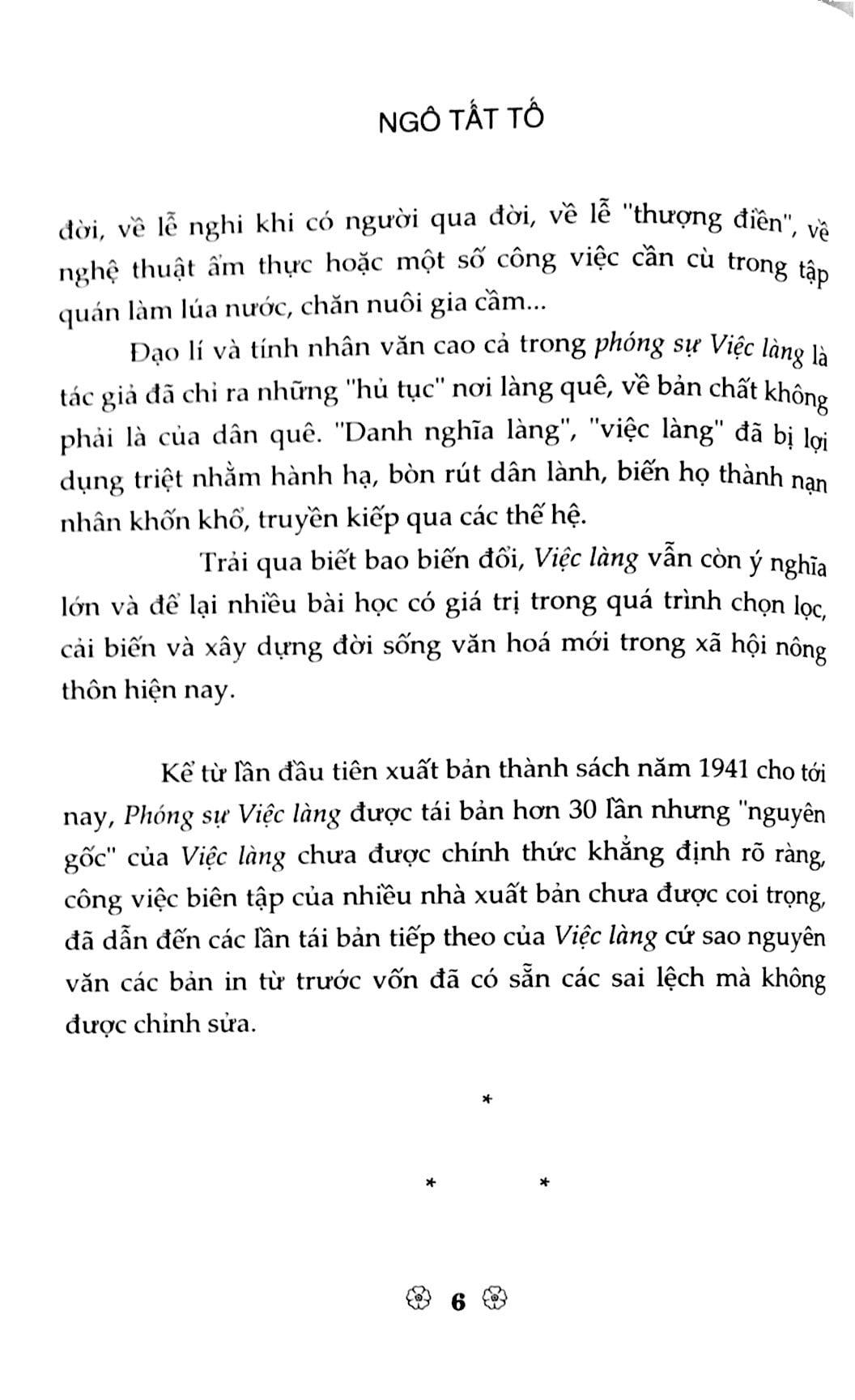 Sách Việc Làng (Tái Bản 2020 )