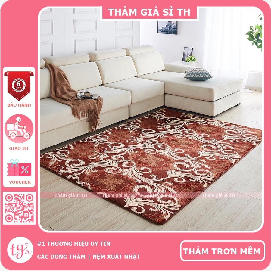 Thảm Nhung Màu Đuôi Phượng | Thảm Trang Trí Phòng Khách - Phòng Ngủ - Thảm Trải Sofa - Thảm Dành Cho Bé