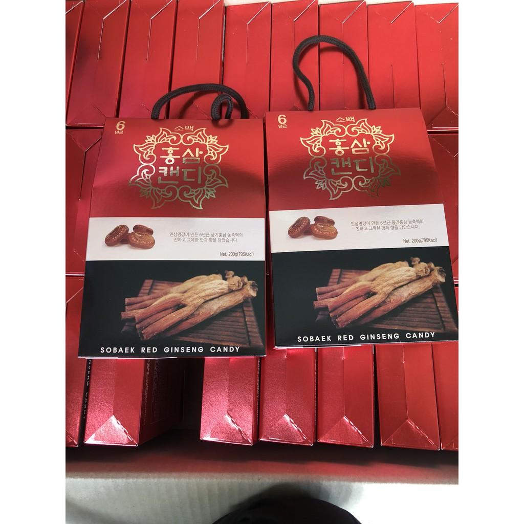 Kẹo hồng sâm Sobeak Hộp 200g