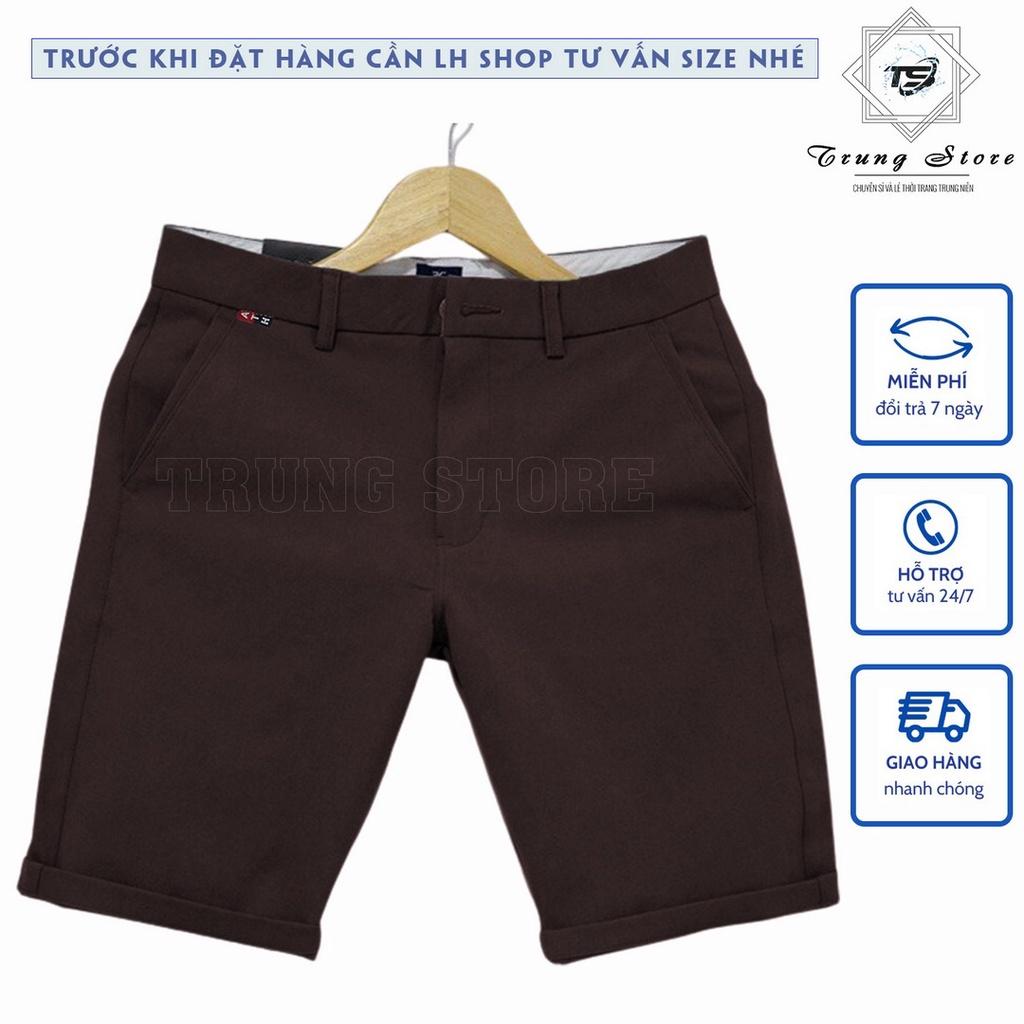 Quần Short Nam TÂY ÂU Chất Vải COTTON 2 CHIỀU Co Giãn Nhẹ Không Nhăn Đẹp, Quần Sọt Nam Form Body