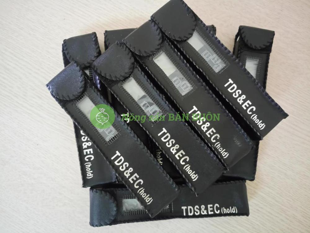 Bút đo TDS &amp; EC đo độ sạch, độ dẫn điện, nhiệt độ của nước và nồng độ dung dịch thủy canh (Bảo hành 3 tháng)