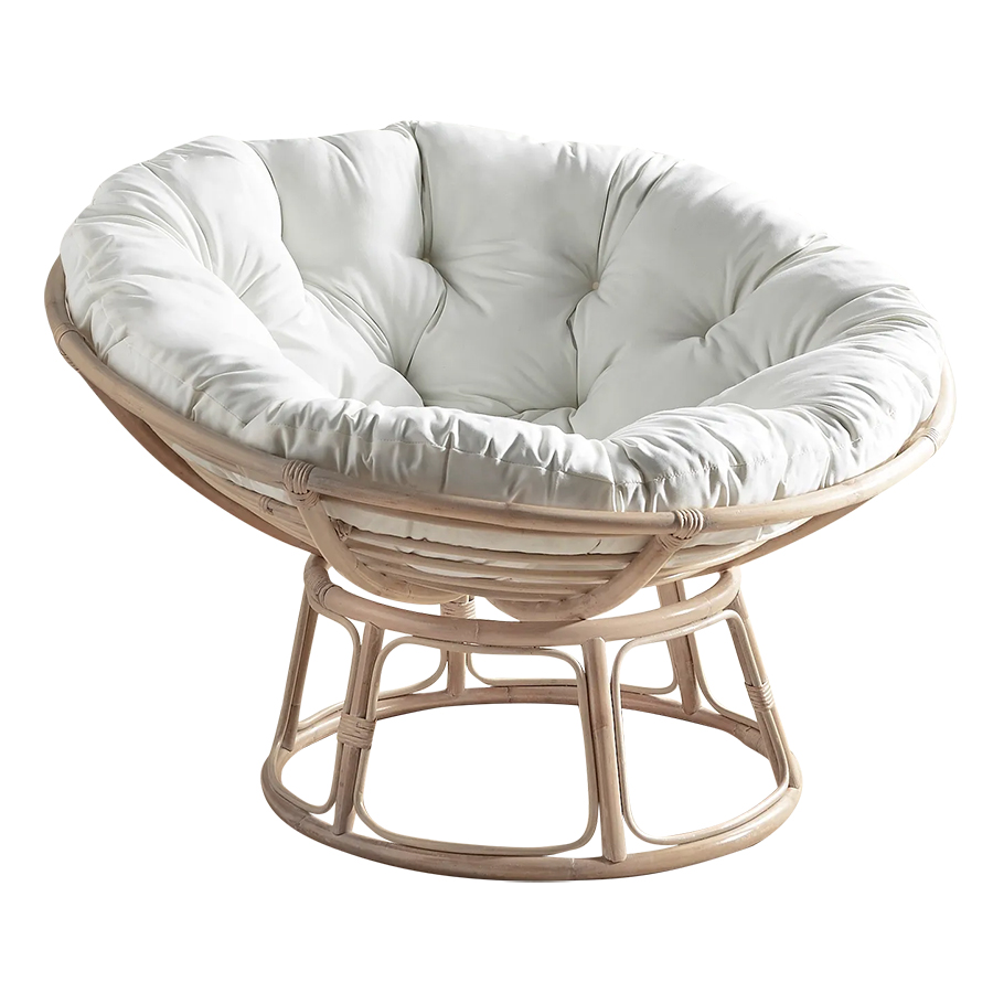 Ghế Mây Thư Giãn Papasan Có Nệm