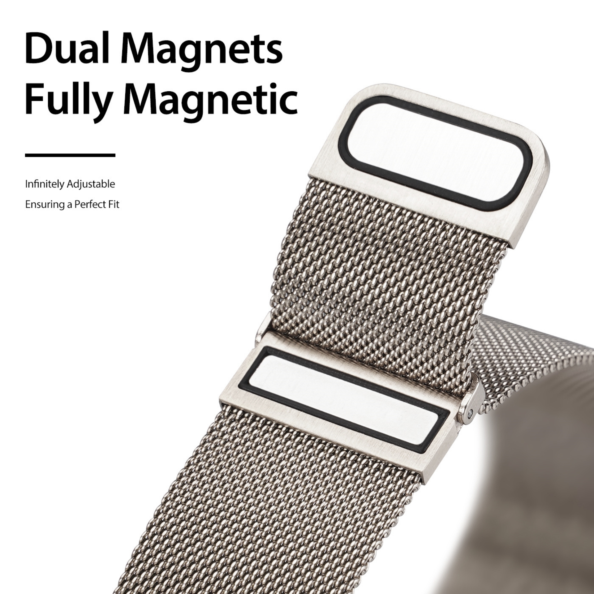 Dây Đeo Thép Thay Thế Dành Cho Apple Watch Ultra / Apple Watch Series 1-8/SE/SE 2022, Dux Ducis Milanese Series - Hàng chính hãng