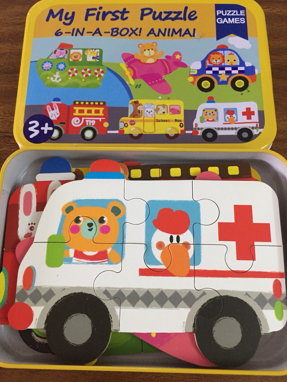 Puzzle gỗ 3,4,5,6 mảnh