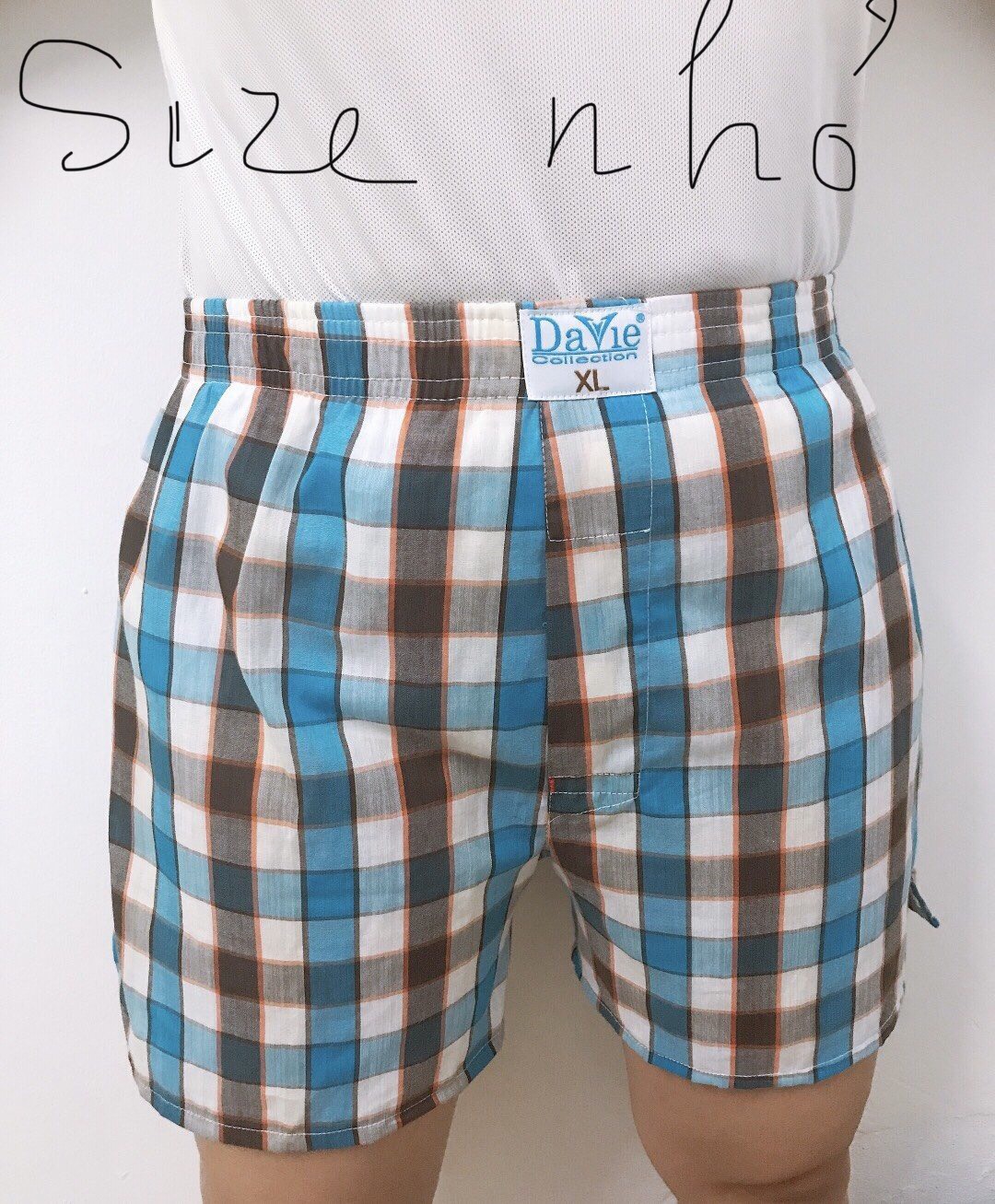 Combo 6 quần short mặc nhà nam Davie kate 100% cotton size lớn đến 110 kg mặc vừa màu ngẫu nhiên