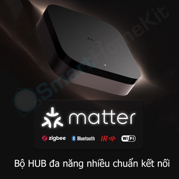 [Quốc Tế] Bộ trung tâm Aqara Hub M3 Zigbee &amp; Matter, điều khiển hồng ngoại - Hàng Chính Hãng Bảo hành 1 Năm