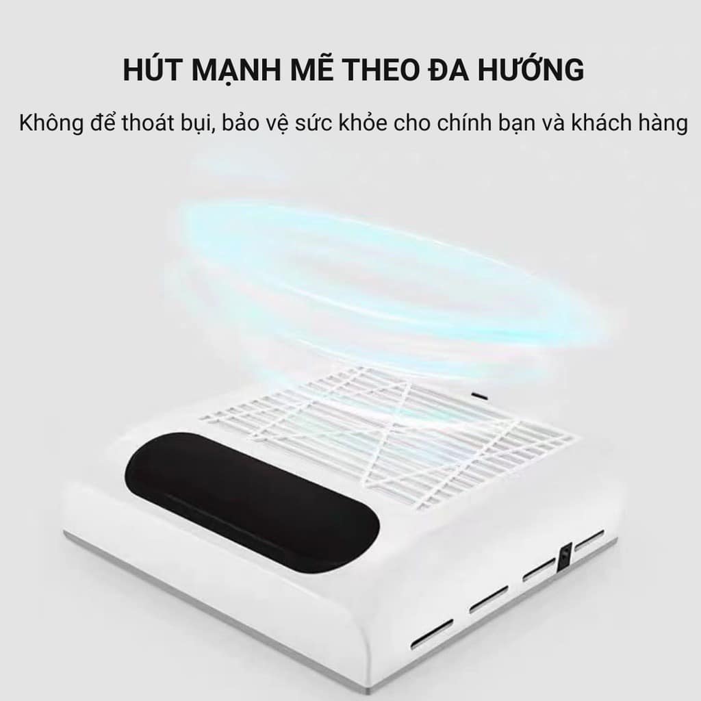 Máy hút bụi nail 858-6 công xuất 80W , làm móng tay nail