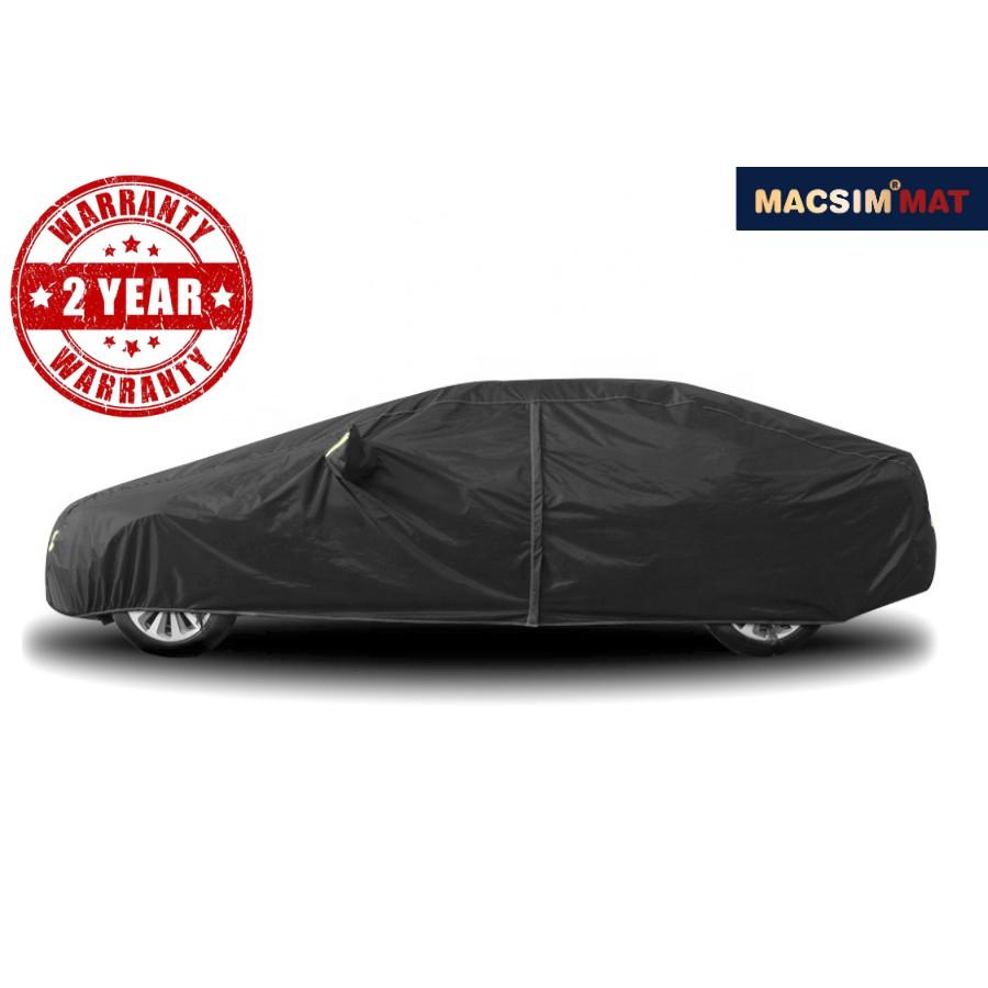 Bạt phủ cao cấp ô tô Mazda 3 nhãn hiệu Macsim sử dụng trong nhà và ngoài trời chất liệu Polyester - màu đen và màu ghi