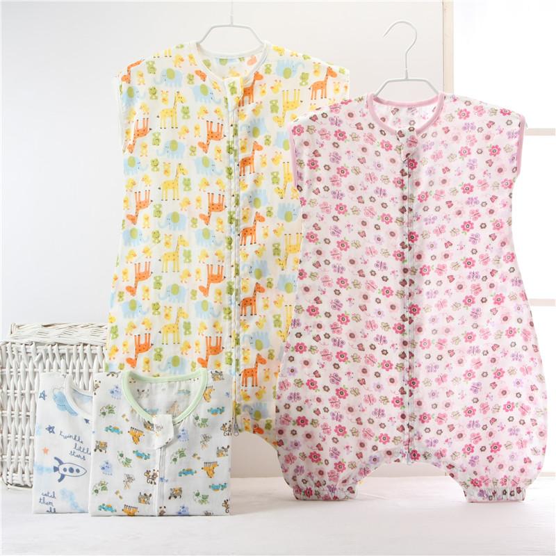 Giải Tỏa Bán Cotton Muslin Mềm Túi Ngủ Cho Bé Giấc Ngủ Ngon Bao Mùa Hè Sleepsacks Bé Trẻ Em Đồ Ngủ Quần Áo Dành Cho Bé Từ 0-5 Năm